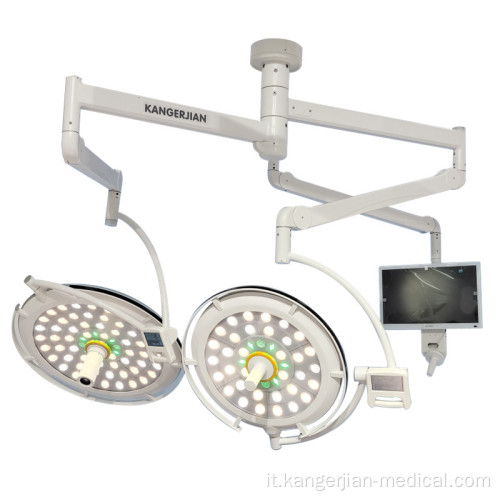 Lampada teatrale dentale operativa CE con batteria a batteria 500 mm 140000 Lux Surgical Medical Endo Light Arm